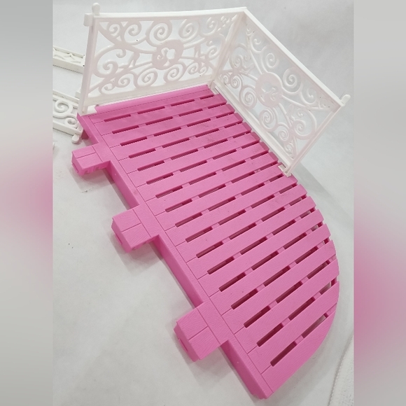 Replacement Parts For Barbie Dreamhouse Playset Patio Floor Rails Door Pillar - Picture 7 of 9